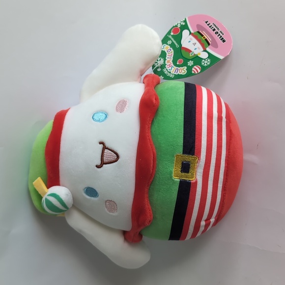 Squishmallows Christmas Elf Hello Kitty and Friends Sanrio 8" NWT - Picture 1 of 4